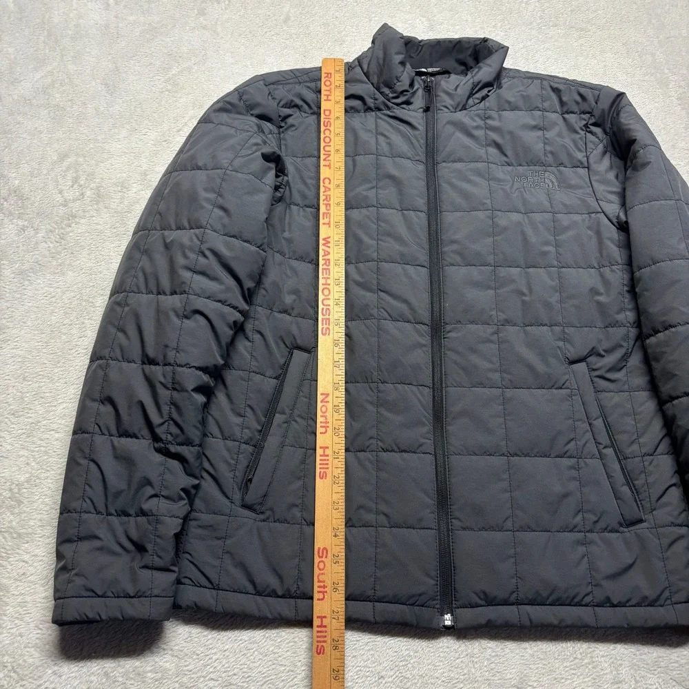The North Face Jacket Mens S Junction Gray Primaloft Quilted NF0A33RO EUC